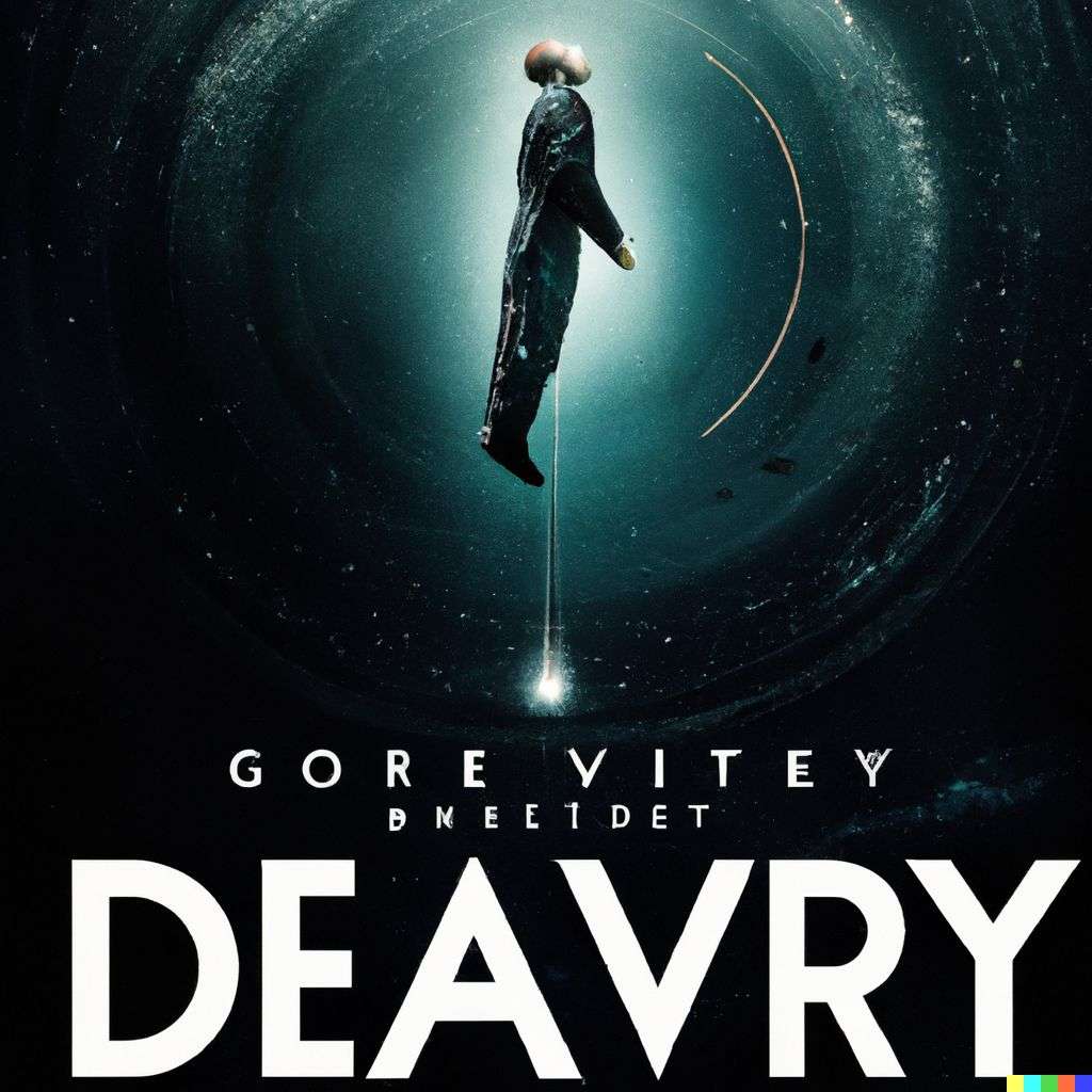 the discovery of gravity, promotional poster for an Oscar-winning movie